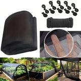 Maxbell Garden Netting Versatile Plant Netting Cover for Greenhouse Blueberry Bushes Black