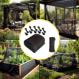 Maxbell Garden Netting Versatile Plant Netting Cover for Greenhouse Blueberry Bushes Black