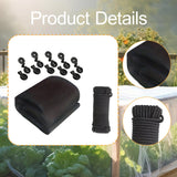 Maxbell Garden Netting Versatile Plant Netting Cover for Greenhouse Blueberry Bushes Black