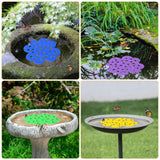 Maxbell 4Pcs Bee Watering Station Foam Floating Bee Island Outdoor Garden Yard Decor