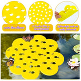 Maxbell 4Pcs Bee Watering Station Foam Floating Bee Island Outdoor Garden Yard Decor