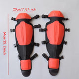 Maxbell 1 Pair Gardening Knee Pads Leg Protector 25.2x7.8inch Lightweight Adjustable