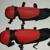 Maxbell 1 Pair Gardening Knee Pads Leg Protector 25.2x7.8inch Lightweight Adjustable