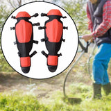 Maxbell 1 Pair Gardening Knee Pads Leg Protector 25.2x7.8inch Lightweight Adjustable