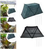 Maxbell Garden Plant Shade Tent Easy Installation Folding Sun Protection Plant Cover Green