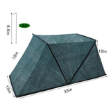 Maxbell Garden Plant Shade Tent Easy Installation Folding Sun Protection Plant Cover Green