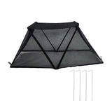 Maxbell Garden Plant Shade Tent Easy Installation Folding Sun Protection Plant Cover Black