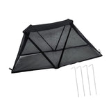 Maxbell Garden Plant Shade Tent Easy Installation Folding Sun Protection Plant Cover Black