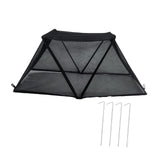 Maxbell Garden Plant Shade Tent Easy Installation Folding Sun Protection Plant Cover Black