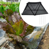 Maxbell Garden Plant Shade Tent Easy Installation Folding Sun Protection Plant Cover Black