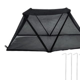 Maxbell Garden Plant Shade Tent Easy Installation Folding Sun Protection Plant Cover Black