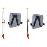 Maxbell Fertilizer Spreader Sturdy Time Saving Fertilizer Dispenser for Turf Garden PP Tube