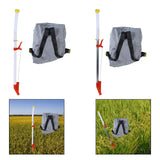 Maxbell Fertilizer Spreader Sturdy Time Saving Fertilizer Dispenser for Turf Garden PP Tube