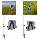 Maxbell Fertilizer Spreader Sturdy Time Saving Fertilizer Dispenser for Turf Garden PP Tube