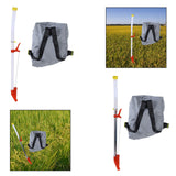 Maxbell Fertilizer Spreader Sturdy Time Saving Fertilizer Dispenser for Turf Garden PP Tube