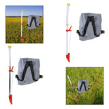Maxbell Fertilizer Spreader Sturdy Time Saving Fertilizer Dispenser for Turf Garden PP Tube