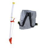Maxbell Fertilizer Spreader Sturdy Time Saving Fertilizer Dispenser for Turf Garden PP Tube