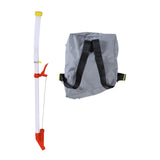Maxbell Fertilizer Spreader Sturdy Time Saving Fertilizer Dispenser for Turf Garden PP Tube