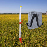 Maxbell Fertilizer Spreader Sturdy Time Saving Fertilizer Dispenser for Turf Garden PP Tube