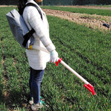 Maxbell Fertilizer Spreader Sturdy Time Saving Fertilizer Dispenser for Turf Garden PP Tube