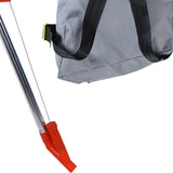 Maxbell Fertilizer Spreader Sturdy Time Saving Fertilizer Dispenser for Turf Garden Metal Tube