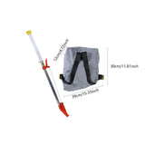 Maxbell Fertilizer Spreader Sturdy Time Saving Fertilizer Dispenser for Turf Garden Metal Tube