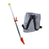 Maxbell Fertilizer Spreader Sturdy Time Saving Fertilizer Dispenser for Turf Garden Metal Tube