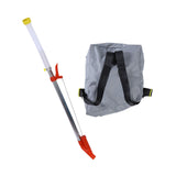 Maxbell Fertilizer Spreader Sturdy Time Saving Fertilizer Dispenser for Turf Garden Metal Tube