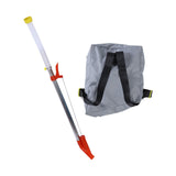 Maxbell Fertilizer Spreader Sturdy Time Saving Fertilizer Dispenser for Turf Garden Metal Tube