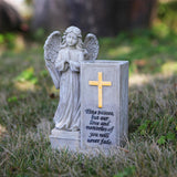 Maxbell Grave Flower Vase with Ground Spikes Cemetery Decor for Gravestone Headstone