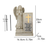 Maxbell Grave Flower Vase with Ground Spikes Cemetery Decor for Gravestone Headstone