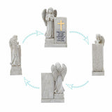 Maxbell Grave Flower Vase with Ground Spikes Cemetery Decor for Gravestone Headstone