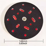Maxbell 6 inch Hook and Loop Sanding Pad Replace Backing Plate for Polishing Sanding