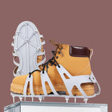 Maxbell Spiked Shoes Lawn Aerator Sole for Lawn Aerating Cover Installation Overlays Nail 2.8cm