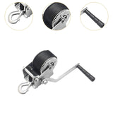 Maxbell Hand Winch Heavy Duty High Strength with 26.25ft Strap for Boat Marine Truck
