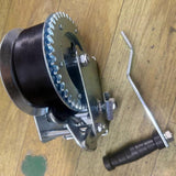 Maxbell Hand Winch Heavy Duty High Strength with 26.25ft Strap for Boat Marine Truck