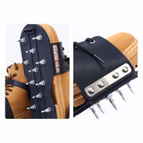 Maxbell Lawn Aerator Shoes Yard Aerator Tool for Epoxy Floor Yard Patio Garden Grass Nail 2.8cm