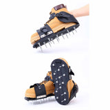 Maxbell Lawn Aerator Shoes Yard Aerator Tool for Epoxy Floor Yard Patio Garden Grass Nail 2.8cm