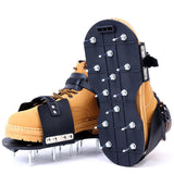 Maxbell Lawn Aerator Shoes Yard Aerator Tool for Epoxy Floor Yard Patio Garden Grass Nail 2.8cm