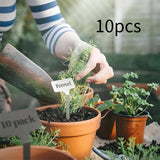 Maxbell 10x Plant Labels Garden Name Markers for Gardening Flowers Potted Vegetables