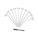 Maxbell 10x Plant Labels Garden Name Markers for Gardening Flowers Potted Vegetables