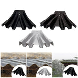 Maxbell Rain Gutter Disperser Effective Downspouts Diverter for Roofs Outdoor Cement Black