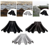 Maxbell Rain Gutter Disperser Effective Downspouts Diverter for Roofs Outdoor Cement Black