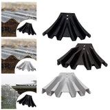 Maxbell Rain Gutter Disperser Effective Downspouts Diverter for Roofs Outdoor Cement Black