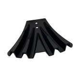 Maxbell Rain Gutter Disperser Effective Downspouts Diverter for Roofs Outdoor Cement Black