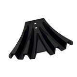 Maxbell Rain Gutter Disperser Effective Downspouts Diverter for Roofs Outdoor Cement Black