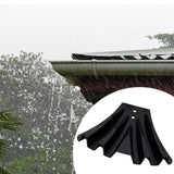 Maxbell Rain Gutter Disperser Effective Downspouts Diverter for Roofs Outdoor Cement Black