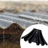 Maxbell Rain Gutter Disperser Effective Downspouts Diverter for Roofs Outdoor Cement Black