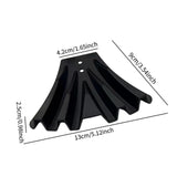 Maxbell Rain Gutter Disperser Effective Downspouts Diverter for Roofs Outdoor Cement Black