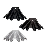 Maxbell Rain Gutter Disperser Effective Downspouts Diverter for Roofs Outdoor Cement Black